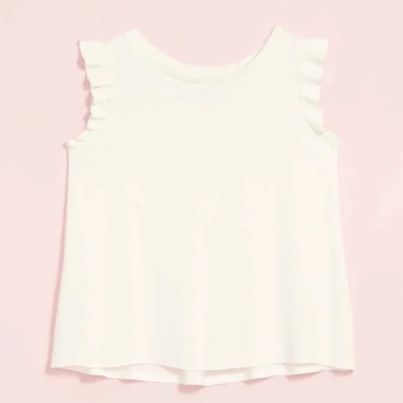 NWT LOFT Rib Trim Mixed Media Shell Top White - Picture 7 of 9